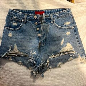 Signature jean shorts size small.